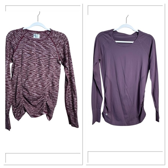 Athleta Tops - Athleta Lot Of 2 Fastest Track Long Sleeve Top Shirt Medium Stretch Purple D14